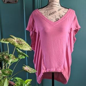 Entro Rouge Pink Tunic Top